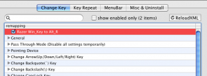KeyRemap after loading custom XML
